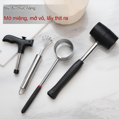 {Đủ Mẫu} Dụng Cụ Mở Vỏ Dừa Bằng Thép Không Gỉ Siêu Nhanh Coconut Shell Opener Tools