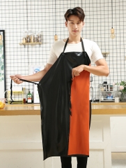 {Đủ Mẫu} Tạp dề & Tay áo Nhà Bếp chống thấm nước chất liệu da PU chất lượng cao Dành cho Đầu Bếp Nhà Hàng, Khách Sạn