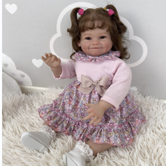 [Đủ mẫu] Búp Bê  Thân Gòn  Mềm Mại 60 cm = 24 inch Reborn Silicon Vinyl Doll