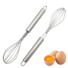 {Đủ Mẫu}  Bộ Dụng Cụ Đánh Trứng, Tách Trứng, Tạo Bọt Cafe Inox Cao Cấp