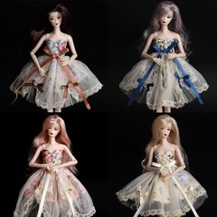 [Đủ mẫu] Búp Bê Barbie Siêu Mẫu 33cm Có Tóc – Phụ Kiện Trang Điểm Cho Bé Gái