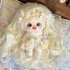 {ĐỦ MÀU} TÓC TƠ GIẢ CHỊU NHIỆT CHO BÚP BÊ TÁI SINH vòng Đầu 30 cm 50 cm = 20 inch Doll + vòng Đầu 34 cm 55 cm = 22 inch Doll, búp bê mini 20 cm (Ixdoll)
