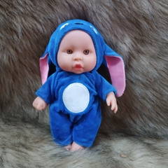 Búp Bê Tái Sinh Nhựa Mềm 18 cm 7 inch mắt 3D  Vinyl Reborn Baby Doll