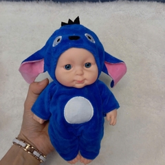 Búp Bê Tái Sinh Nhựa Mềm 18 cm 7 inch mắt 3D  Vinyl Reborn Baby Doll