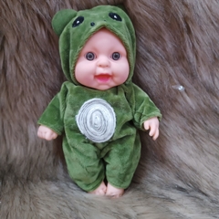 Búp Bê Tái Sinh Nhựa Mềm 18 cm 7 inch mắt 3D  Vinyl Reborn Baby Doll