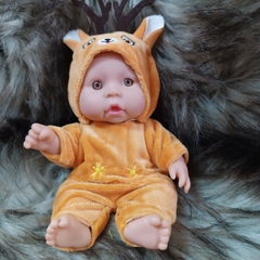 Búp Bê Tái Sinh Nhựa Mềm 18 cm 7 inch mắt 3D  Vinyl Reborn Baby Doll