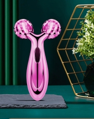 {Đủ Mẫu} Dụng cụ làm đẹp Cây Lăn Massage Mặt Và Body 3D Hàn Quốc xoa bóp Nâng Cơ Mặt chữ V Cầm Tay