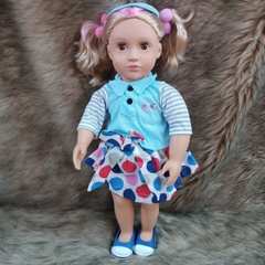 [HÀNG CAO CẤP TỒN KHO] Búp Bê Mỹ Cao cấp 46 cm 18 inch Mắt Chớp - Chính Hãng Our Generation  Doll