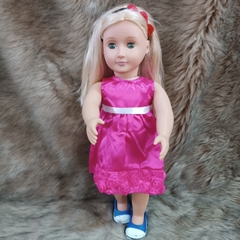 [HÀNG CAO CẤP TỒN KHO] Búp Bê Mỹ Cao cấp 46 cm 18 inch Mắt Chớp - Chính Hãng Our Generation  Doll