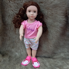 [HÀNG CAO CẤP TỒN KHO] Búp Bê Mỹ Cao cấp 46 cm 18 inch Mắt Chớp - Chính Hãng Our Generation  Doll