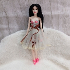 [Đủ mẫu] Búp Bê Barbie Siêu Mẫu 33cm Có Tóc – Phụ Kiện Trang Điểm Cho Bé Gái