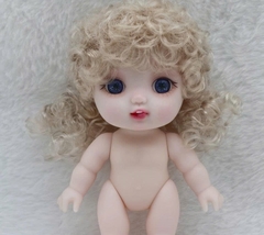 🧸 Búp Bê Nhựa Vinyl Dễ Thương 16 cm 6 inch Đồ Chơi Quà Tặng Sinh Nhật