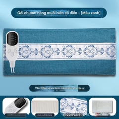 🌿 Gói Sưởi Ấm Điện Ngải Cứu Bằng Muối Biển – Túi Chườm Nóng Muối Thô Trị Liệu Toàn Thân