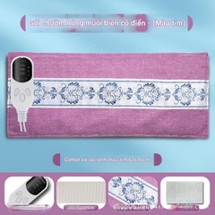 🌿 Gói Sưởi Ấm Điện Ngải Cứu Bằng Muối Biển – Túi Chườm Nóng Muối Thô Trị Liệu Toàn Thân