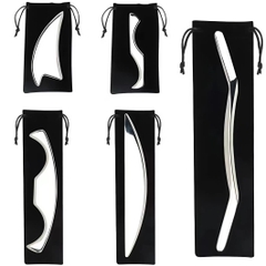 {Đủ Mẫu} Bộ Dụng Cụ  Chải Cơ IASTM Vật lý Trị Liệu & Thư Giãn Sâu Cho Cơ Bắp Bằng Thép Không Gỉ Đa Năng Massage Physiotherapy Physical Therapy Tool