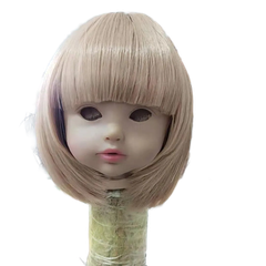 {ĐỦ MÀU} TÓC TƠ GIẢ CHỊU NHIỆT CHO BÚP BÊ TÁI SINH vòng Đầu 30 cm 50 cm = 20 inch Doll + vòng Đầu 34 cm 55 cm = 22 inch Doll, búp bê mini 20 cm (Ixdoll)