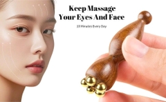 Dụng Cụ massage bằng gỗ đàn hương vàng, lược huyệt đạo, dụng cụ cạo đầu đa năng bằng gỗ đàn hương, lược cạo massage da đầu.