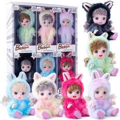 🧸 Búp Bê Nhựa Vinyl Dễ Thương 16 cm 6 inch Đồ Chơi Quà Tặng Sinh Nhật