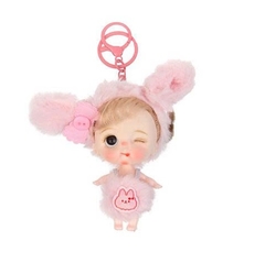 Búp Bê Em Bé Kawaii Mini OB 10 Cm = 3 Inch Kèm Trang Phục Động Vật Dễ Thương