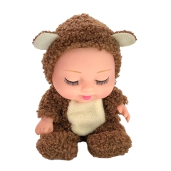 {Đủ Mẫu} Búp Bê Nhựa Cao Cấp Tái Sinh 21 cm 8 inch Mắt To 3D Reborn Vynil Baby Doll