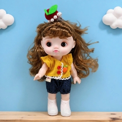 BÚP BÊ EM BÉ MŨM MĨM 23 CM 9 INCHES DOLL - THÂN NHỰA CAO CẤP