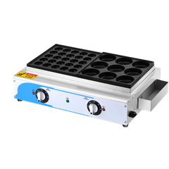 {Đủ Mẫu Xài Điện & Gas} Máy Làm Bánh 9 Lỗ Tròn 8 Cm Egg Hamburger, Egg Tart, Red Bean Cake Machine