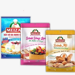 Thùng (10 Gói) Bột Meizan túi 1kg - Tiện Dụng Nhanh Chóng Hàng Chuẩn Date Mới