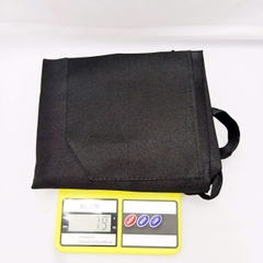 Tạp Dề Màu Đen Đa Năng Treo Cổ Trơn Vải Kaki Dài 70 x 61 Cm PVN7723