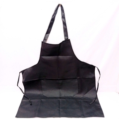 Tạp Dề Màu Đen Đa Năng Treo Cổ Trơn Vải Kaki Dài 70 x 61 Cm PVN7723