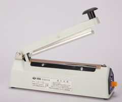 {Đủ Mẫu} Máy Hàn Miệng Túi Nilon [Vỏ Sắt ] Túi Zip Dập Tay Để Bảo Quản Thực Phẩm, Bọc Sản Phẩm Bán Hàng, Cắt Màng Co [Bảo Hành 3 Tháng]