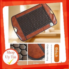 {Đủ Mẫu} Đệm Thảm Đá Nóng Hàn Quốc 84×48 cm Đá Ngọc Bích Tourmalin Nệm Sưởi Ấm Giảm Đau Lưng, Bụng Massage Trị Liệu Xài