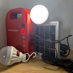 Máy Phát Điện RZH-H3 _3W Năng Lượng Mặt Trời Di Động, Hệ Thống Chiếu Sáng Gia Đình 2 Đèn Led Cổng Usb Để Sạc Thiết Bị PVN7880