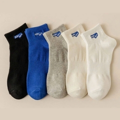 (Đủ Mẫu} Set 5 Đôi Tất Vớ Nam Nữ Cổ Cao Chất Liệu Cotton Dày Dặn, Khử Mùi Thoáng Khí Hoạ Tiết Hoa Cỏ Siêu Dễ Thương