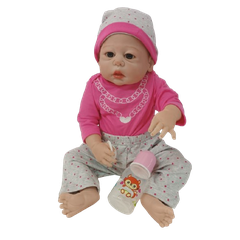 {Đủ Mẫu} Búp Bê Tiền Sản Thân Nhựa 55 cm 22 inch NPK Full Silicone Body Reborn Doll