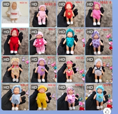 {Hàng Cao Cấp} Búp Bê Ngủ Em Bé Đang Ngủ full silicon 12 cm 5 inch Sleeping Dolls ( kèm giày ngẫu nhiên)