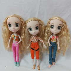 Búp Bê Nhật Bản Đầu To Có kKớp Mắt Gắn 3D Shibajuku Girls 33 cm 13 Inch Doll