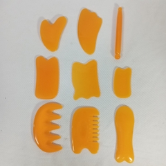{Đủ Mẫu} Dụng Cụ Nhựa Guasha Spa Massage Mặt, Toàn Thân Chăm Sóc Cơ Thể Natural Resin Massager Skin Massage Tool