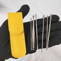 Bộ Dụng Cụ Lấy Ráy Tai 6 Món Chuyên Dụng Cho Người Lớn Và Trẻ Em