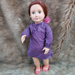 [HÀNG CAO CẤP TỒN KHO] Búp Bê Mỹ Cao cấp 46 cm 18 inch Mắt Chớp - Chính Hãng Our Generation  Doll