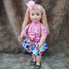 [HÀNG CAO CẤP TỒN KHO] Búp Bê Mỹ Cao cấp 46 cm 18 inch Mắt Chớp - Chính Hãng Our Generation  Doll