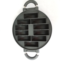 {Đủ Mẫu} Chảo Đúc Cao Cấp 28 Cm Khuôn Nướng Bánh Sandwich, Chiên Trứng, Chống Dính Buger Cake Pan