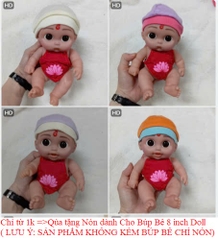 {Đủ Mẫu} Búp Bê Nhựa Cao Cấp Tái Sinh 21 cm 8 inch Mắt To 3D Reborn Vynil Baby Doll