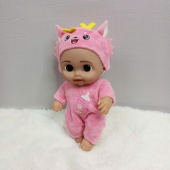 {Đủ Mẫu} Búp Bê Nhựa Cao Cấp Tái Sinh 21 cm 8 inch Mắt To 3D Reborn Vynil Baby Doll
