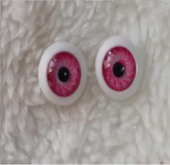 Hộp 100 pcs Phụ Kiện Mắt 3D 12 mm Nhựa Cho Búp Bê 12 cm 5 Inch Doll Động Vật Dành Cho Đồ Chơi, Làm Thủ Công