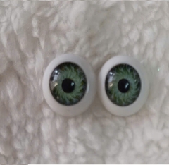 Hộp 100 pcs Phụ Kiện Mắt 3D 12 mm Nhựa Cho Búp Bê 12 cm 5 Inch Doll Động Vật Dành Cho Đồ Chơi, Làm Thủ Công