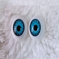Hộp 100 pcs Phụ Kiện Mắt 3D 12 mm Nhựa Cho Búp Bê 12 cm 5 Inch Doll Động Vật Dành Cho Đồ Chơi, Làm Thủ Công