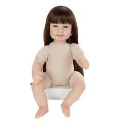 {ĐỦ MÀU} TÓC TƠ GIẢ CHỊU NHIỆT CHO BÚP BÊ TÁI SINH vòng Đầu 30 cm 50 cm = 20 inch Doll + vòng Đầu 34 cm 55 cm = 22 inch Doll, búp bê mini 20 cm (Ixdoll)