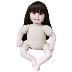 [Đủ mẫu] Búp Bê 55 cm = 22 inch Thân Gòn Mềm Mại  Reborn Silicon Vinyl Doll
