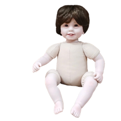 [Đủ mẫu] Búp Bê 55 cm = 22 inch Thân Gòn Mềm Mại  Reborn Silicon Vinyl Doll