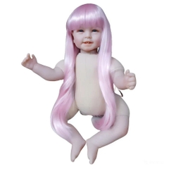 [Đủ mẫu] Búp Bê 55 cm = 22 inch Thân Gòn Mềm Mại  Reborn Silicon Vinyl Doll